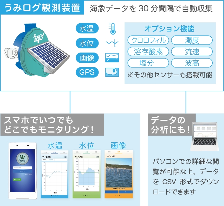 海象データを30分間隔で自動収集